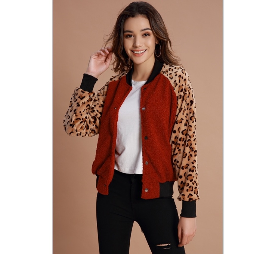 Patchwork Red Wine Jacket - Picture 2 of 5